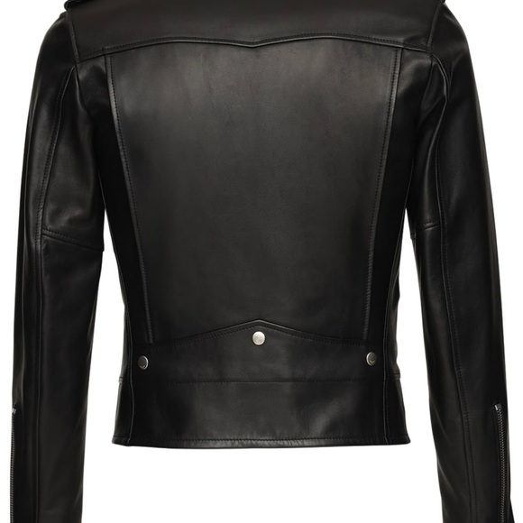 Saint Laurent YSL Biker Jacket SZ 52 - Picture 3 of 8